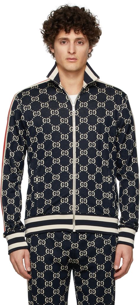 gucci gg jacquard cotton jacket fake|gucci cashmere jacket.